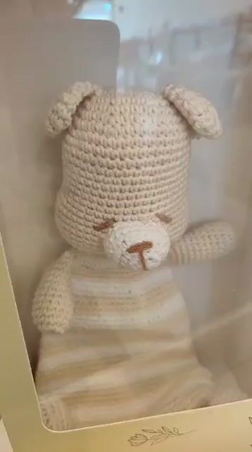 Hi - Amigurumi Manta de Apego - Osito