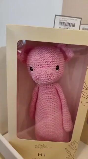Hi - Amigurumi Grande - Cerdito rosa 