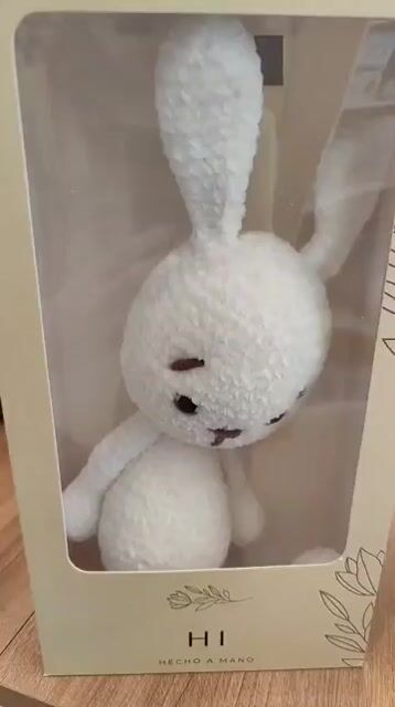 Hi - Amigurumi Chenille Grande - Conejito blanco 