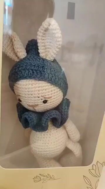 Hi - Amigurumi Mediano - Conejito Ropita Azul