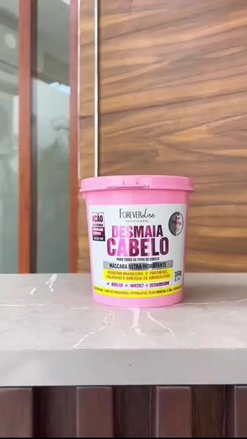 Máscara Ultra Hidratante Desmaia Cabelo de Forever 