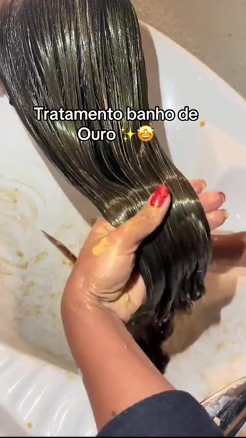Banho de Ouro. Fórmula profesional ultra potente✨ 